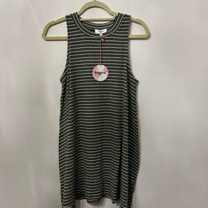 NWT Hayden Los Angeles Striped Sleeveless Shift Dress